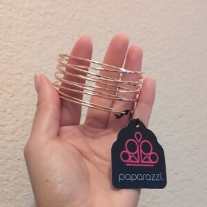 Paparazzi Elegant Rose Gold Wire Bracelet